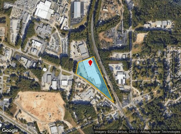  1400 Mechanical Blvd, Garner, NC Parcel Map