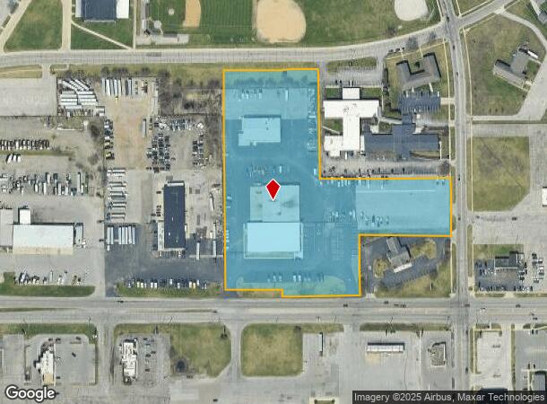  4625 W Western Ave, South Bend, IN Parcel Map