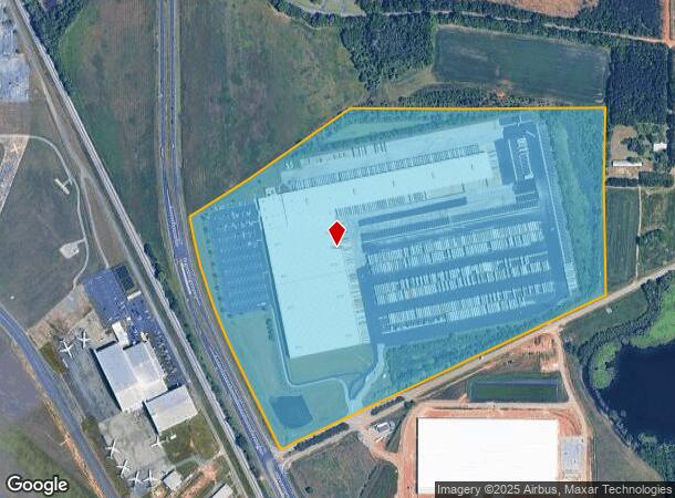  3030 Airport East Rd, Macon, GA Parcel Map