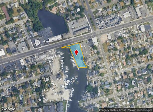  1160 Montauk Hwy, Copiague, NY Parcel Map