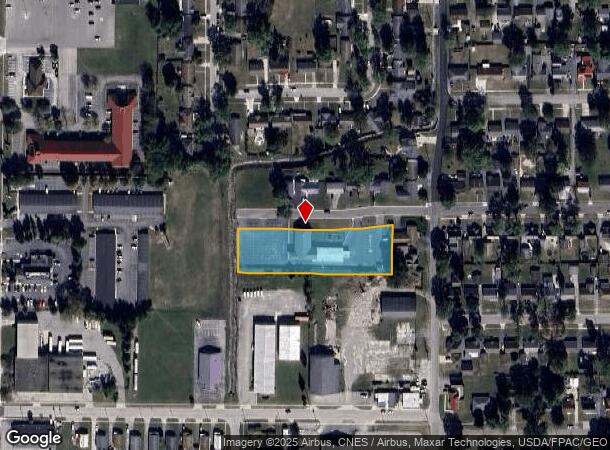  629 Rector Ave, Findlay, OH Parcel Map