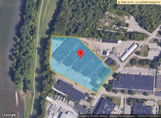  2447 E River Rd, Moraine, OH Parcel Map