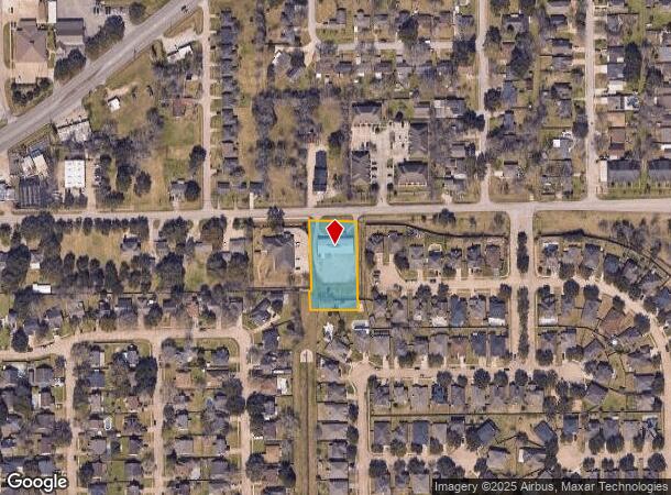  4614 W Walnut St, Pearland, TX Parcel Map