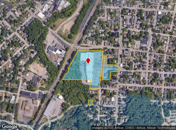 219 S Main St, Attleboro, MA Parcel Map