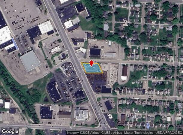  1028 N Memorial Dr, Lancaster, OH Parcel Map