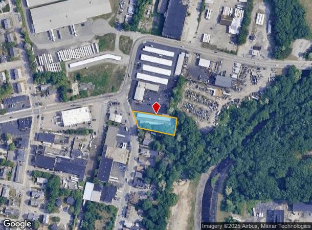 613 Pond St, Woonsocket, RI Parcel Map