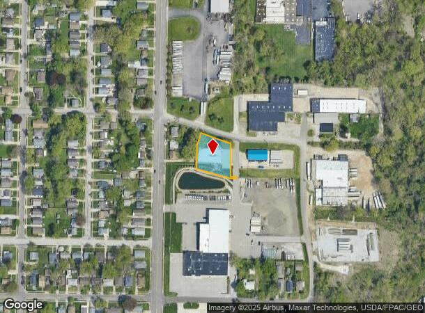  1276 Austin Ave, Akron, OH Parcel Map