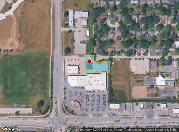 2210 Iowa St, Lawrence, KS Parcel Map