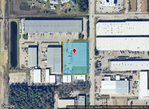  1809 Brittmoore Rd, Houston, TX Parcel Map