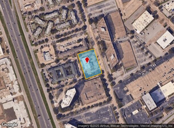 8101 Brookriver Dr, Dallas, TX Parcel Map