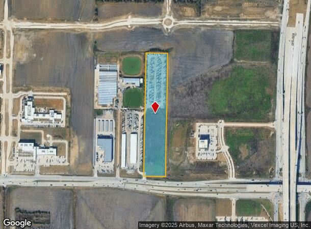  1470 E University Dr W, Prosper, TX Parcel Map