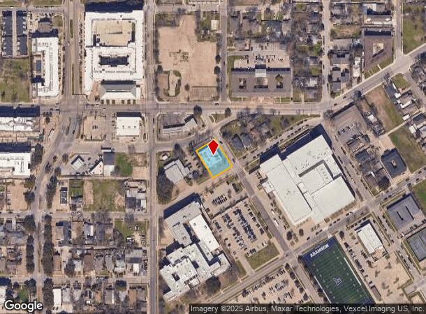  125 E 8Th St, Dallas, TX Parcel Map