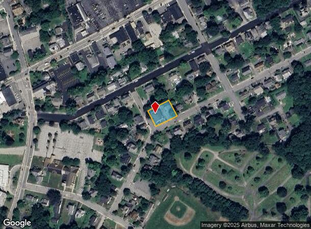 34 Willow St, Whitinsville, MA Parcel Map