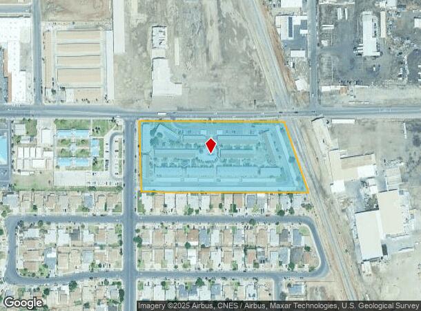  205 W Ross Ave, El Centro, CA Parcel Map