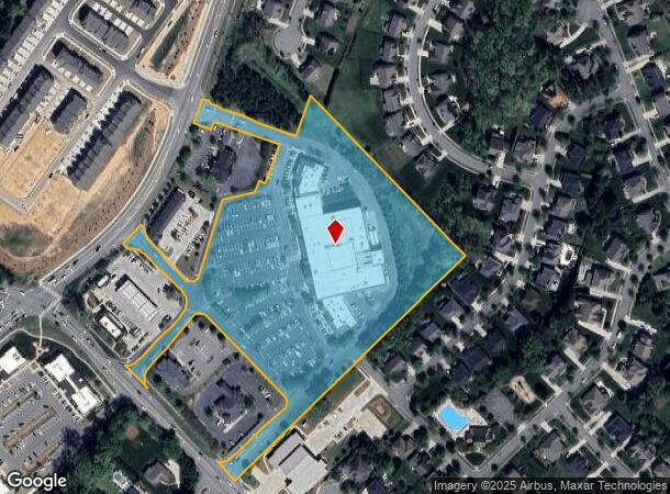  9900 Poplar Tent Rd, Concord, NC Parcel Map