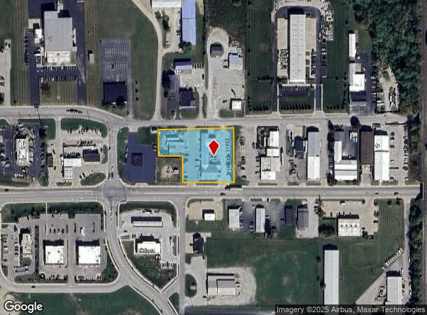  1404 W South St, Lebanon, IN Parcel Map