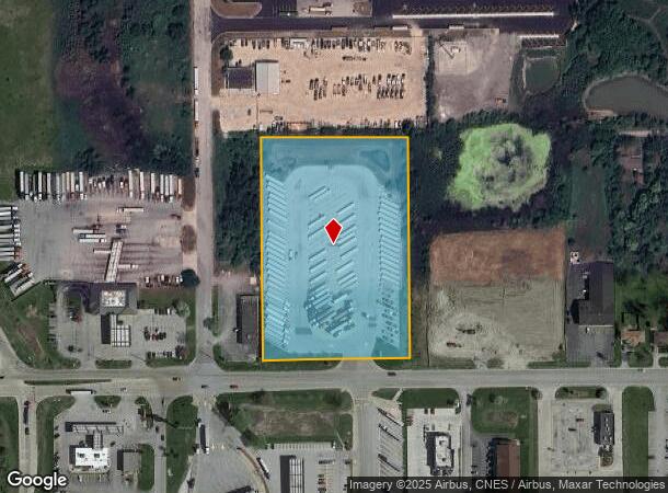  5914 W Monee Manhattan Rd, Monee, IL Parcel Map