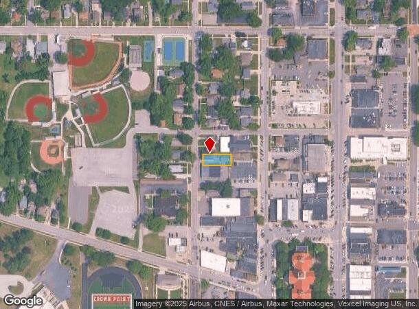  140 N West St, Crown Point, IN Parcel Map