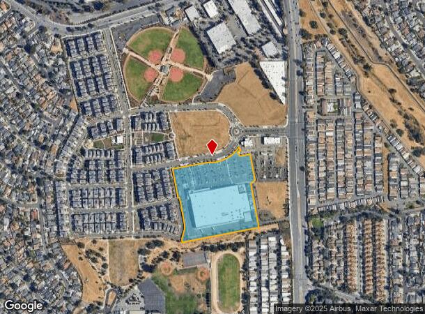  2376 S Evergreen Loop, San Jose, CA Parcel Map