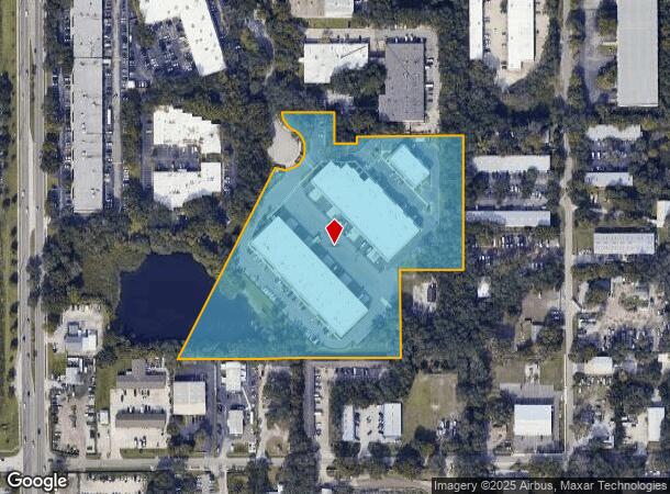 1201 Tech Blvd, Tampa, FL Parcel Map