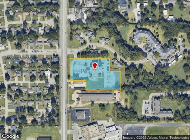 2617 S Elm Pl, Broken Arrow, OK Parcel Map