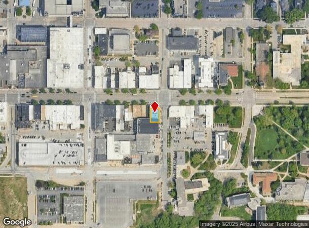 233 1/2 E College Ave, Appleton, WI Parcel Map