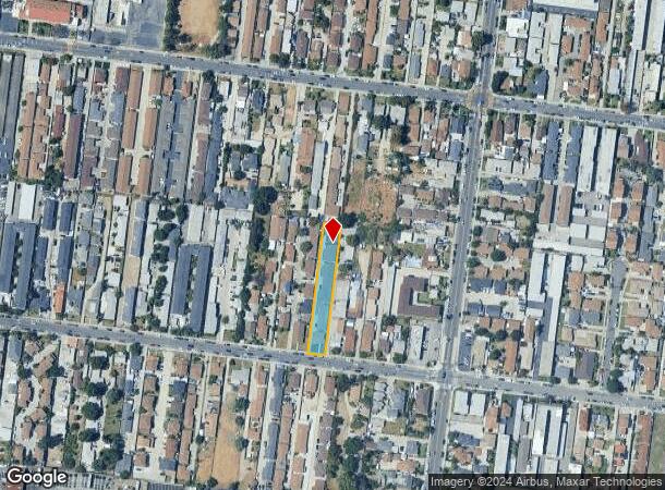  4925 Santa Ana St, Cudahy, CA Parcel Map