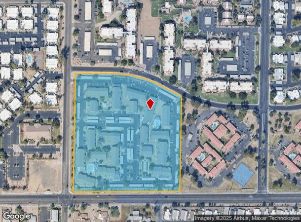 2354 W University Dr, Mesa, AZ Parcel Map