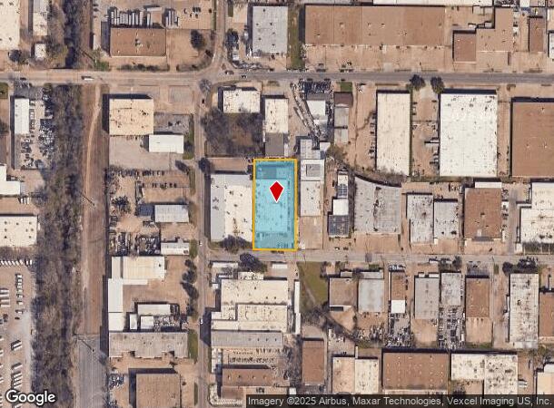 2607 Brenner Dr, Dallas, TX Parcel Map