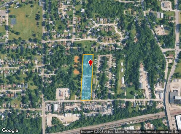 1100 Rural St, Aurora, IL Parcel Map