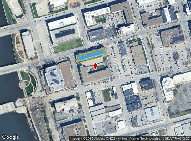  201 E Locust St, Des Moines, IA Parcel Map