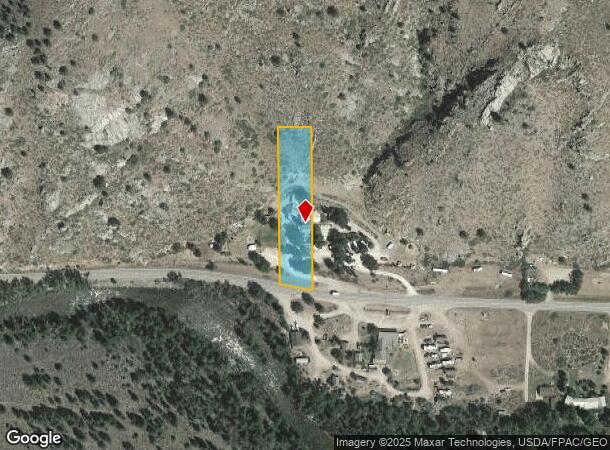 33040 Poudre Canyon Rd, Bellvue, CO Parcel Map