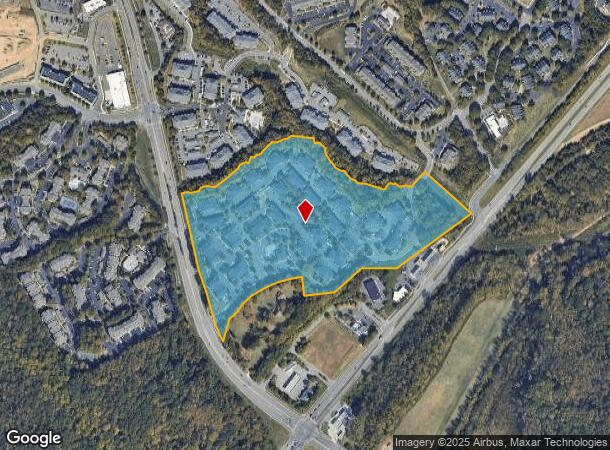  9600 High Falls Ln, Charlotte, NC Parcel Map