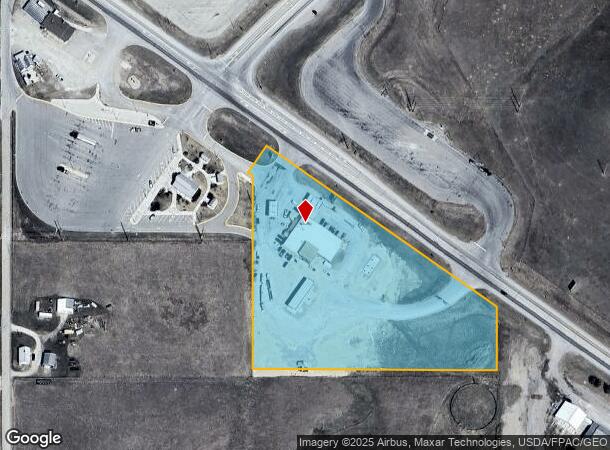  1504 Highway St E, Harlowton, MT Parcel Map