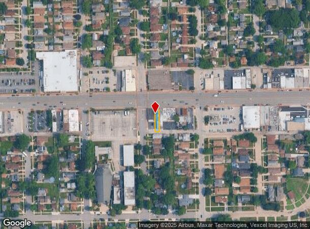 3625 W 95Th St, Evergreen Park, IL Parcel Map
