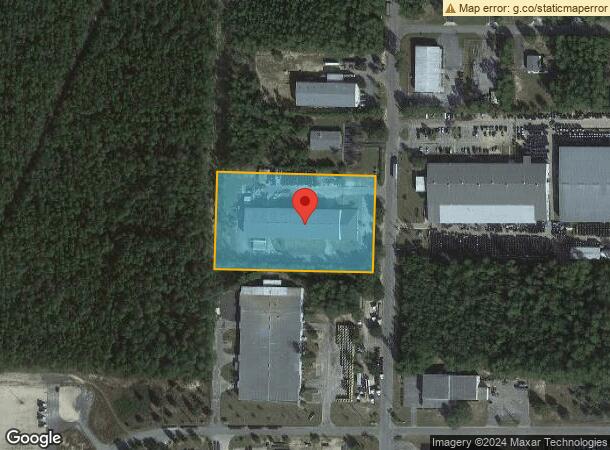  5689 Industrial Blvd, Milton, FL Parcel Map