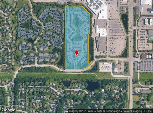 6700 Derby Dr, Gurnee, IL Parcel Map