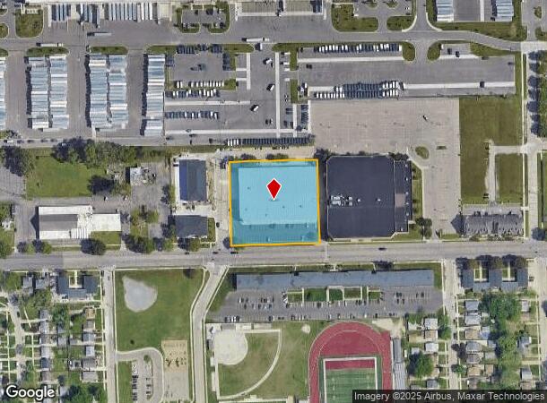 1355 E Woodward Heights Blvd, Hazel Park, MI Parcel Map