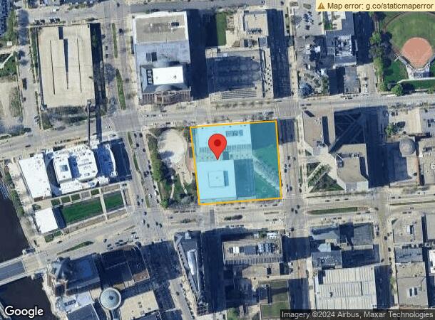  250-270 E Kilbourn Ave, Milwaukee, WI Parcel Map