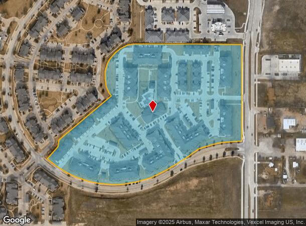 8032 Monterra Blvd, Fort Worth, TX Parcel Map