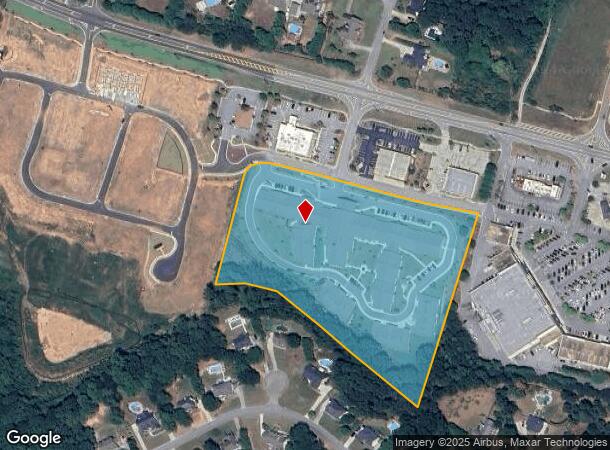  339 Manor Lake Cir W, Hoschton, GA Parcel Map