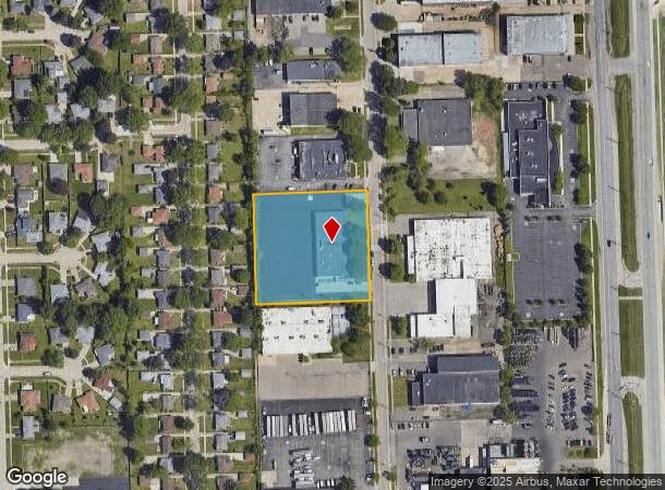  23345 Pinewood St, Warren, MI Parcel Map