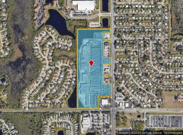  4100 N Wickham Rd, Melbourne, FL Parcel Map