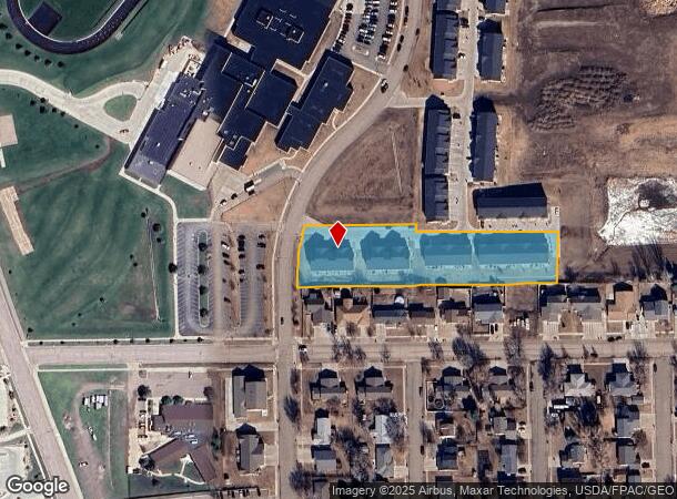  1225 Cottagewood Ln Nw, Mandan, ND Parcel Map