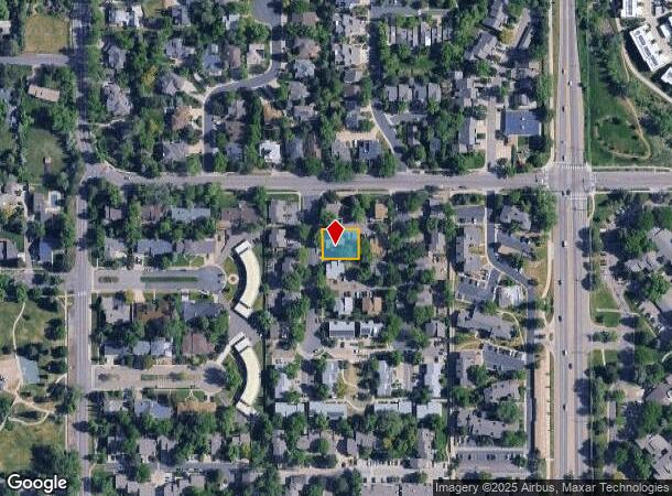 3582 Nottingham Ct, Boulder, CO Parcel Map