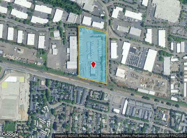 12986 Ne Whitaker Way, Portland, OR Parcel Map