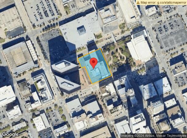  100 E 2Nd St, Tulsa, OK Parcel Map