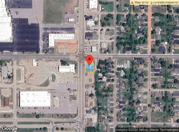  1445 N Kickapoo Ave, Shawnee, OK Parcel Map