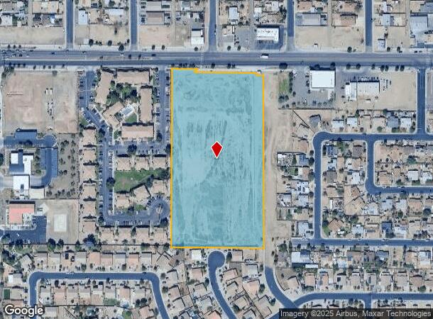  12121 W Thunderbird Rd, El Mirage, AZ Parcel Map