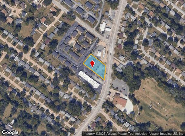 6841 Howdershell Rd, Hazelwood, MO Parcel Map